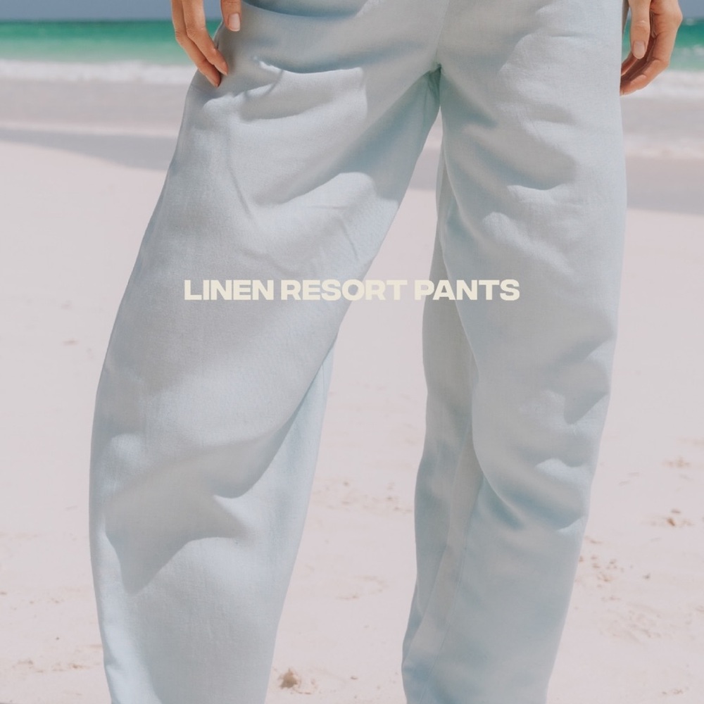 NWT Daily Drills Linen Resort Pants - Size XS/S